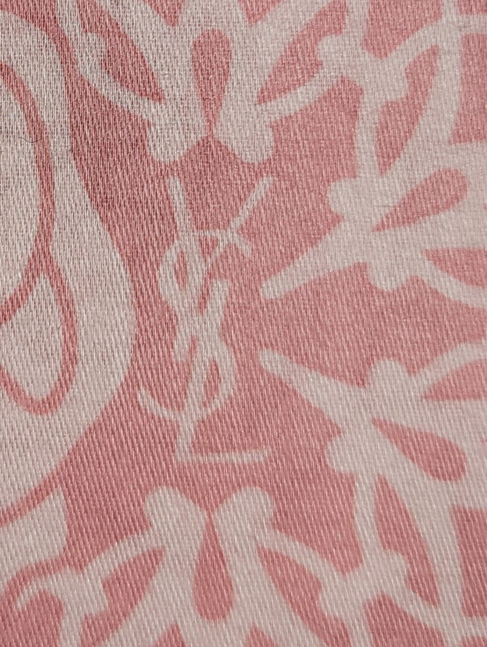 YSL Vintage Square Scarf In Pink